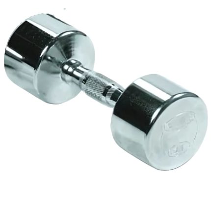 Chrome Plated Dumbbell Fixed Weight with Knurled Steel Handle